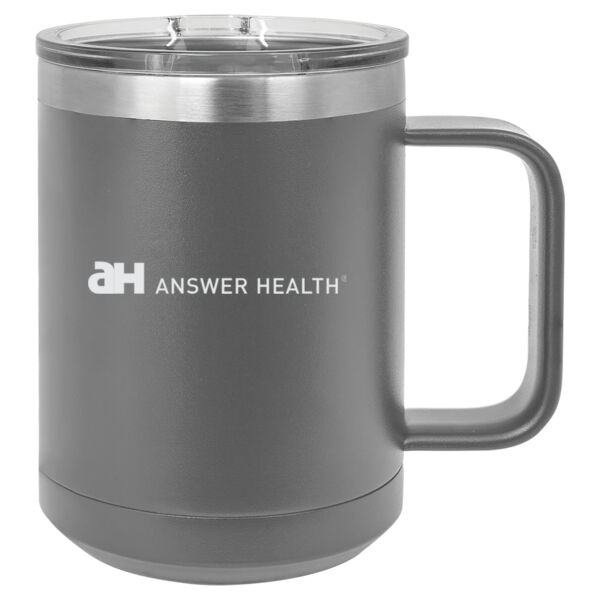   - 15 Oz. Polar Camel Stainless Steel Vacuum Insulated Handle Mug Thumbnail