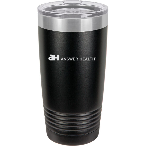   - 20 oz. Stainless Steel Tumbler w/Clear Lid Thumbnail
