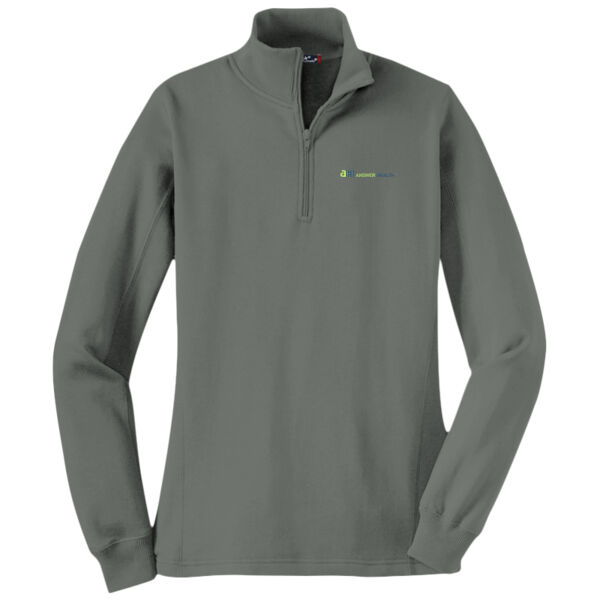   - Ladies 1/4 Zip Sweatshirt Thumbnail